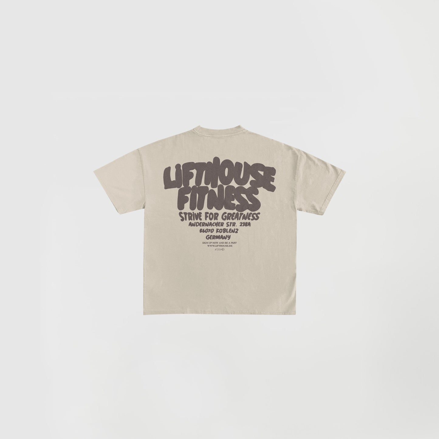 "238 LIMITED" FOG GREY Oversize Shirt