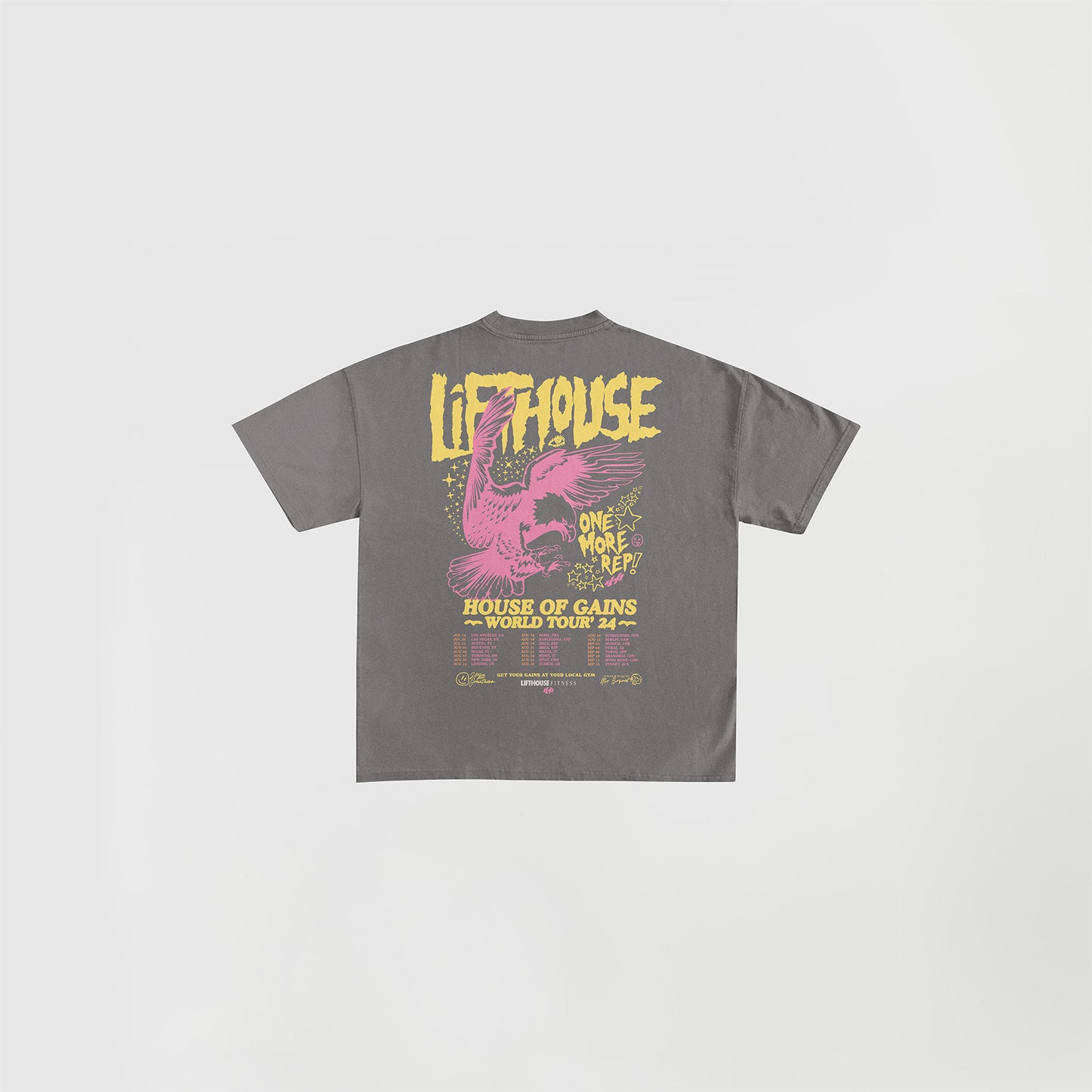 "HOUSE OF GAINS" Oversize Shirt