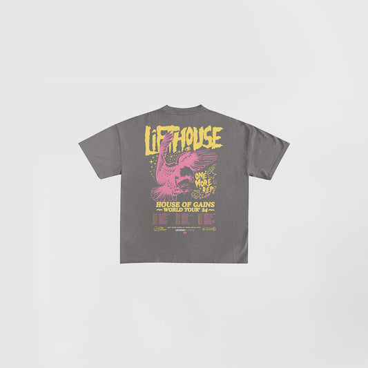 "HOUSE OF GAINS" Oversize Shirt