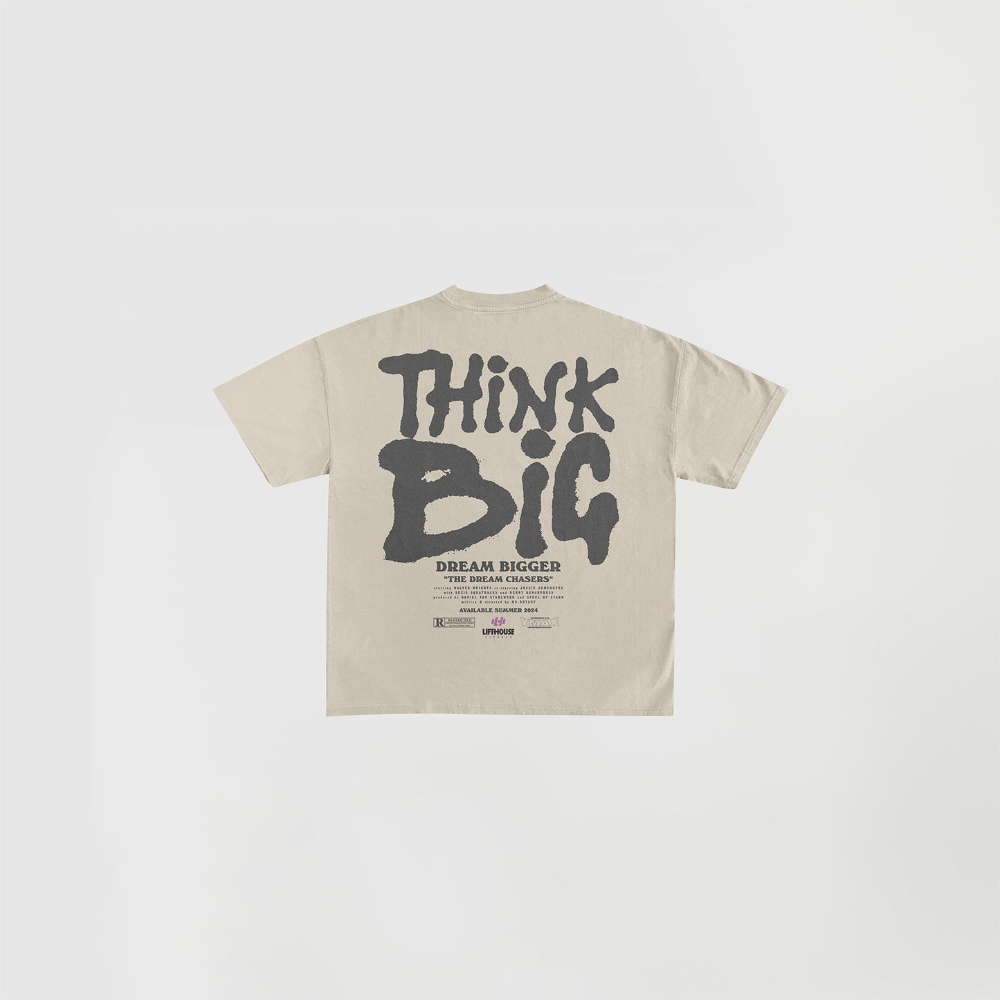 "THINK BIG" Oversize Shirt