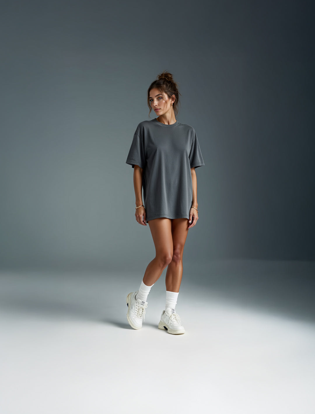 "GULL GREY" Basic Essential Shirt