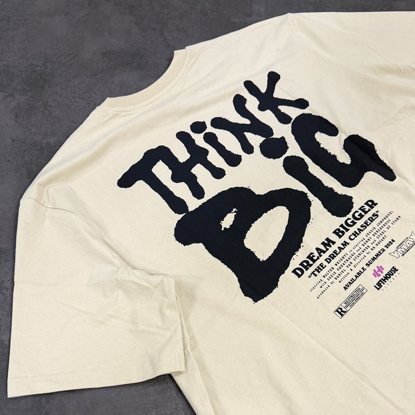 "THINK BIG" Oversize Shirt